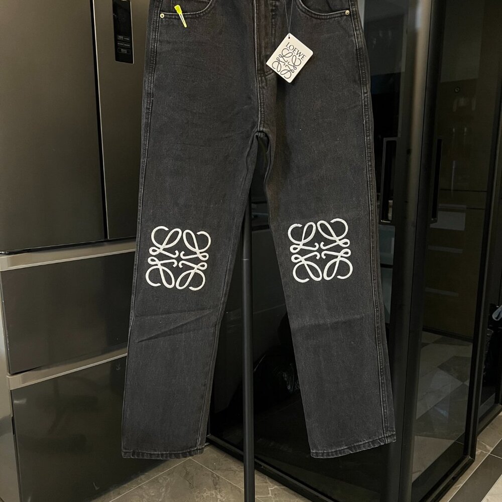Loewe Anagram Black Jeans Unisex